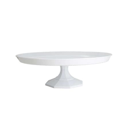 Smarty Had A Party 10.5" White Small Round Plastic Cake Stands (12 Cake Stands), 12PK CS105W-CASE